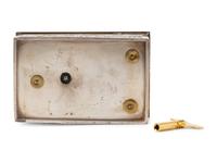 A German Silver Singing Bird Automaton Box