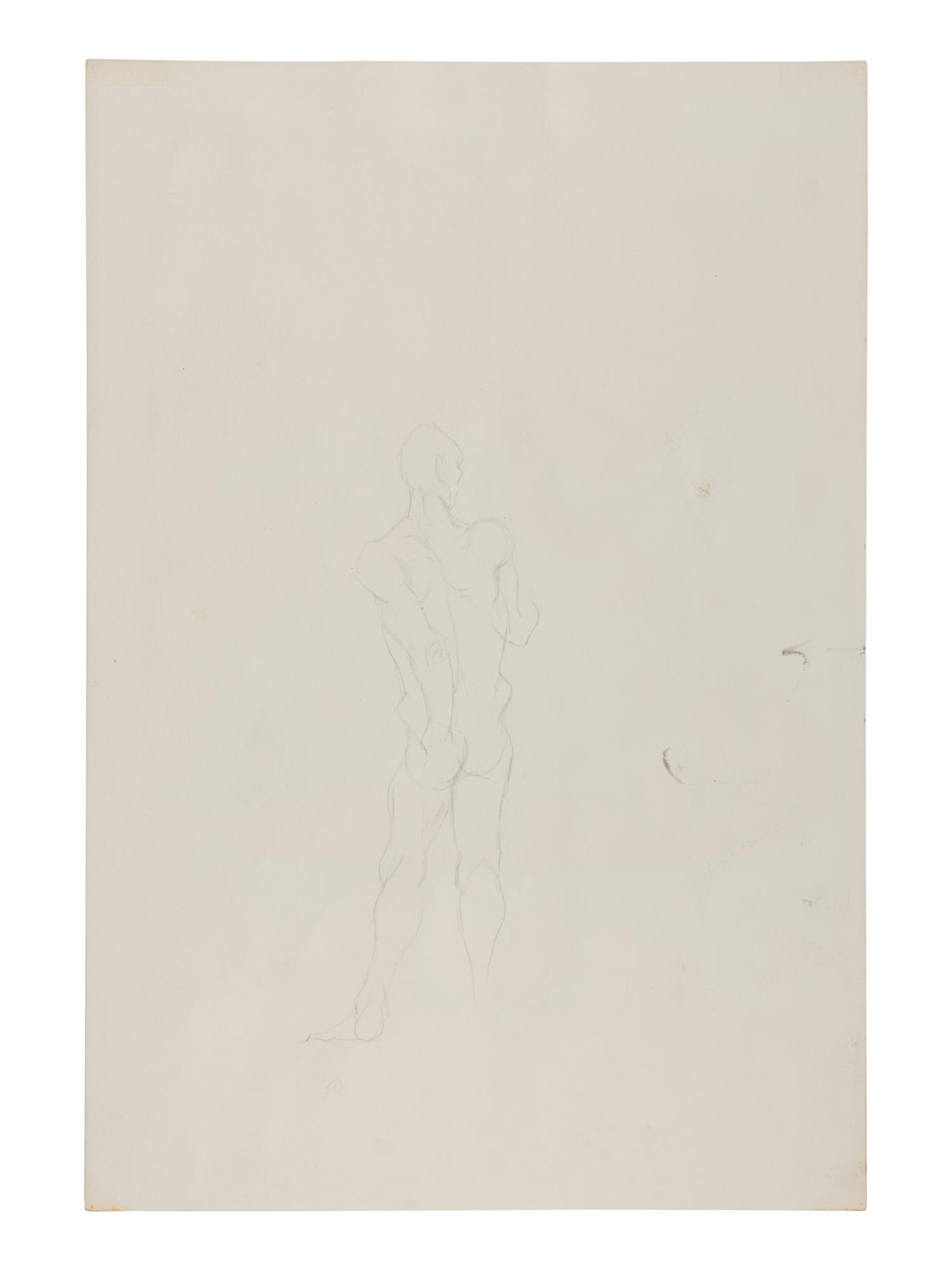 Smoke Mirror Circle (Drawing II), 1972