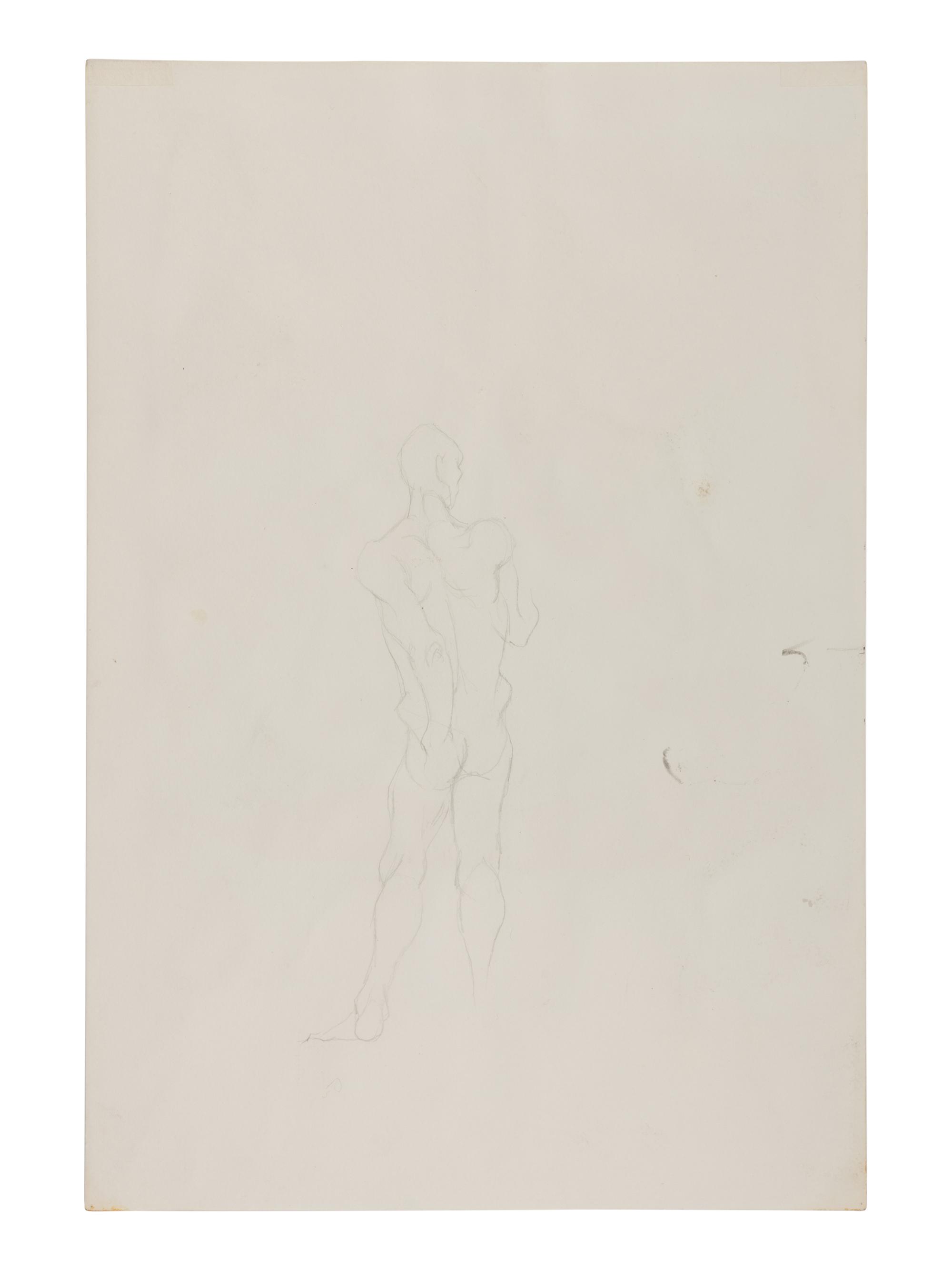 Smoke Mirror Circle (Drawing II), 1972
