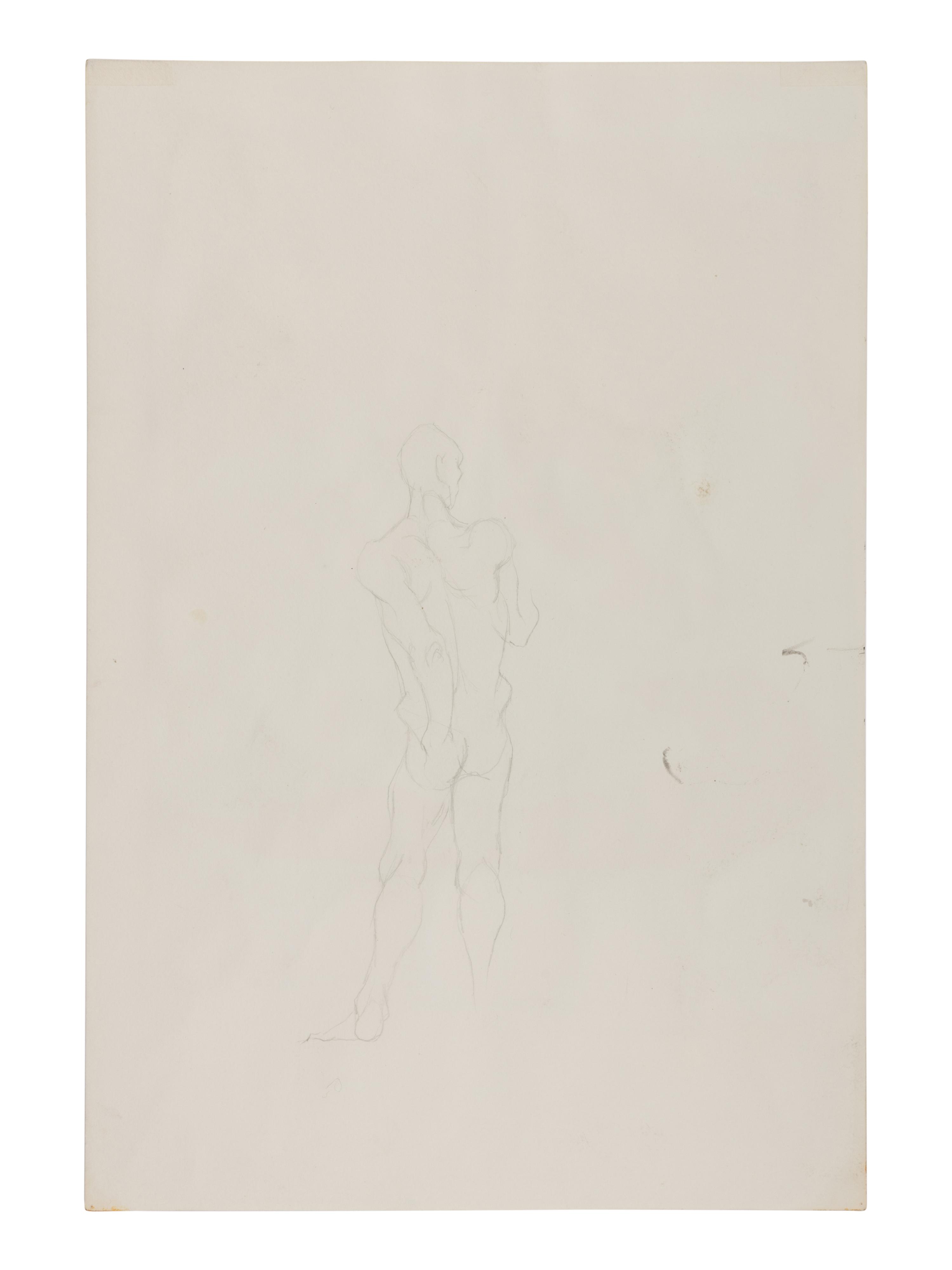 Smoke Mirror Circle (Drawing II), 1972