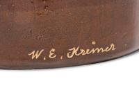 A Rare W.E. Kreiner Signed Harvest Jug with Lizard Handle