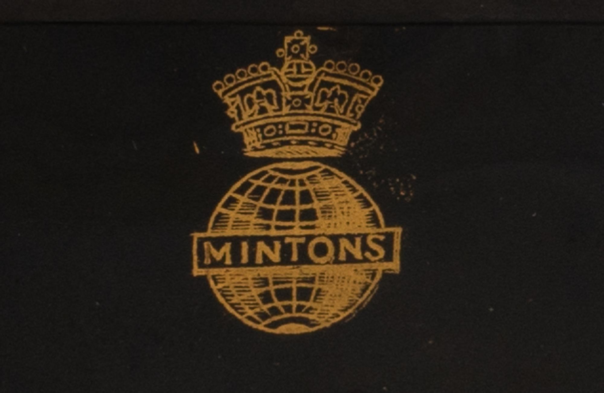 A Mintons Pâte-sur-Pâte Brown-Ground Vase