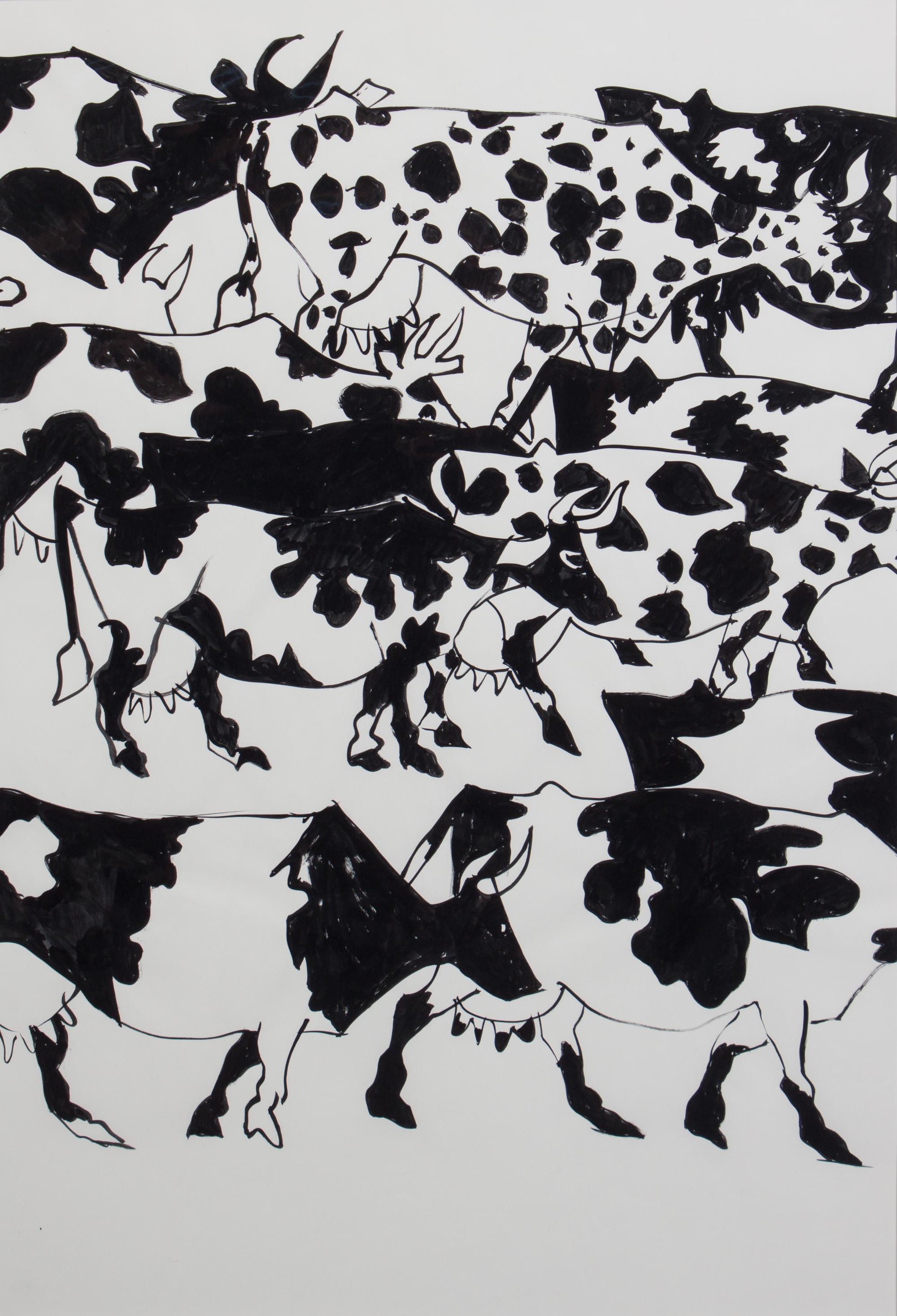Schomer Frank Lichtner, (Wisconsin, 1905-2006), Herds of Cows