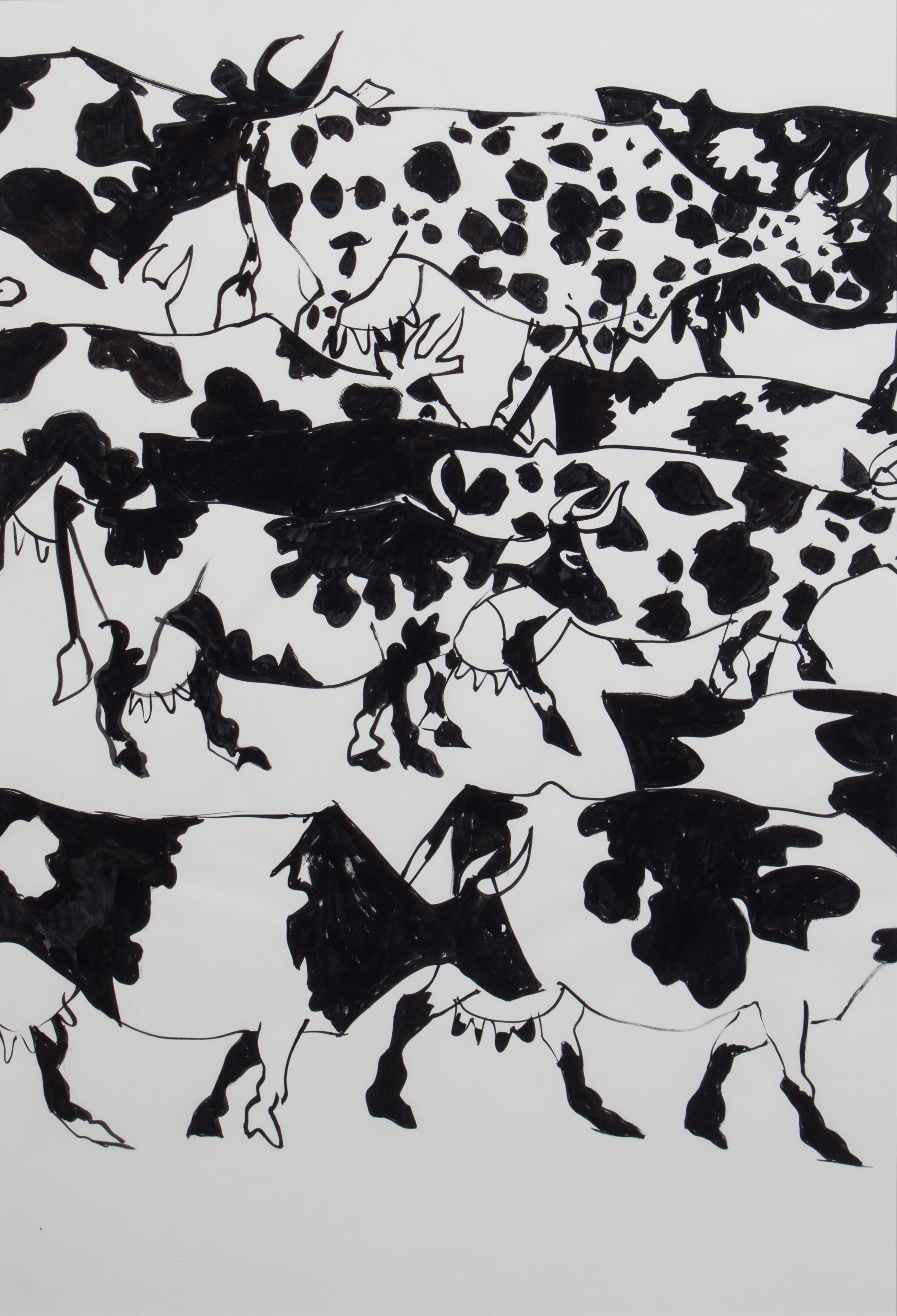 Schomer Frank Lichtner, (Wisconsin, 1905-2006), Herds of Cows