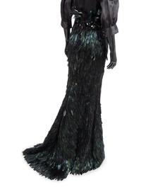 Naeem Khan Black Feather Ensemble, 1990-2000s
