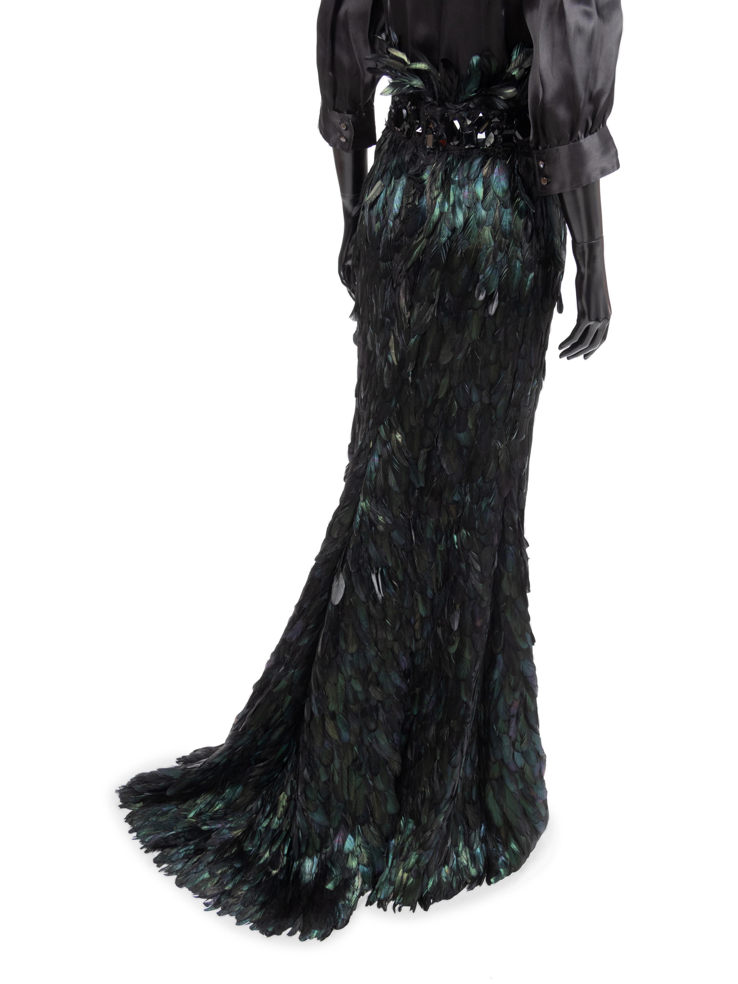 Naeem Khan Black Feather Ensemble, 1990-2000s