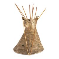 Plains Painted Hide Model Tipi