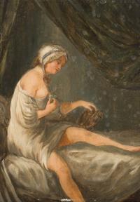 The Portrait and The Letter (a pair)
