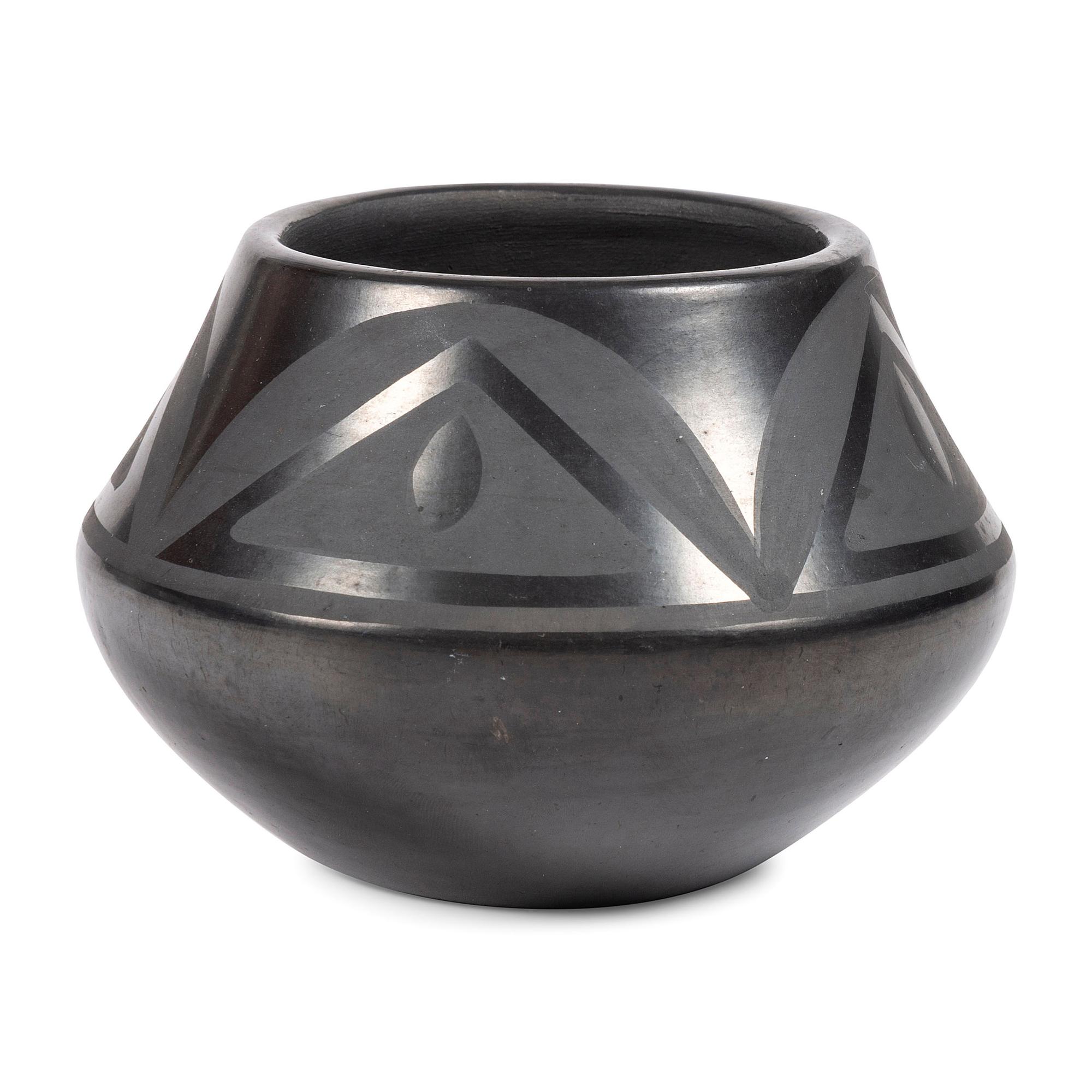 Blackware Pottery Jar
