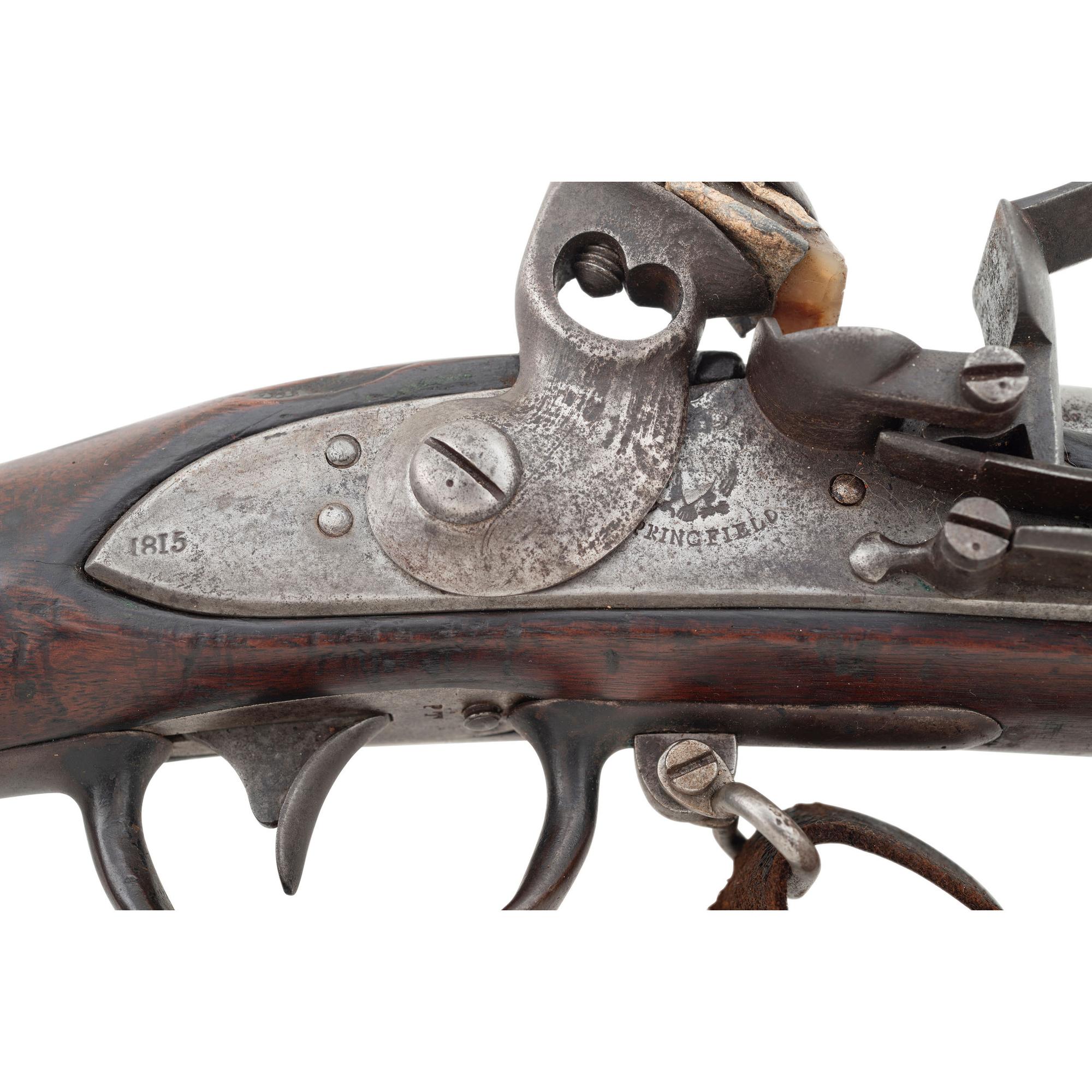 US Springfield Model 1815 Type II (1812 Type II) Flintlock Musket Dated 1816