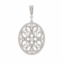 Penny Preville, White Gold and Diamond Pendant