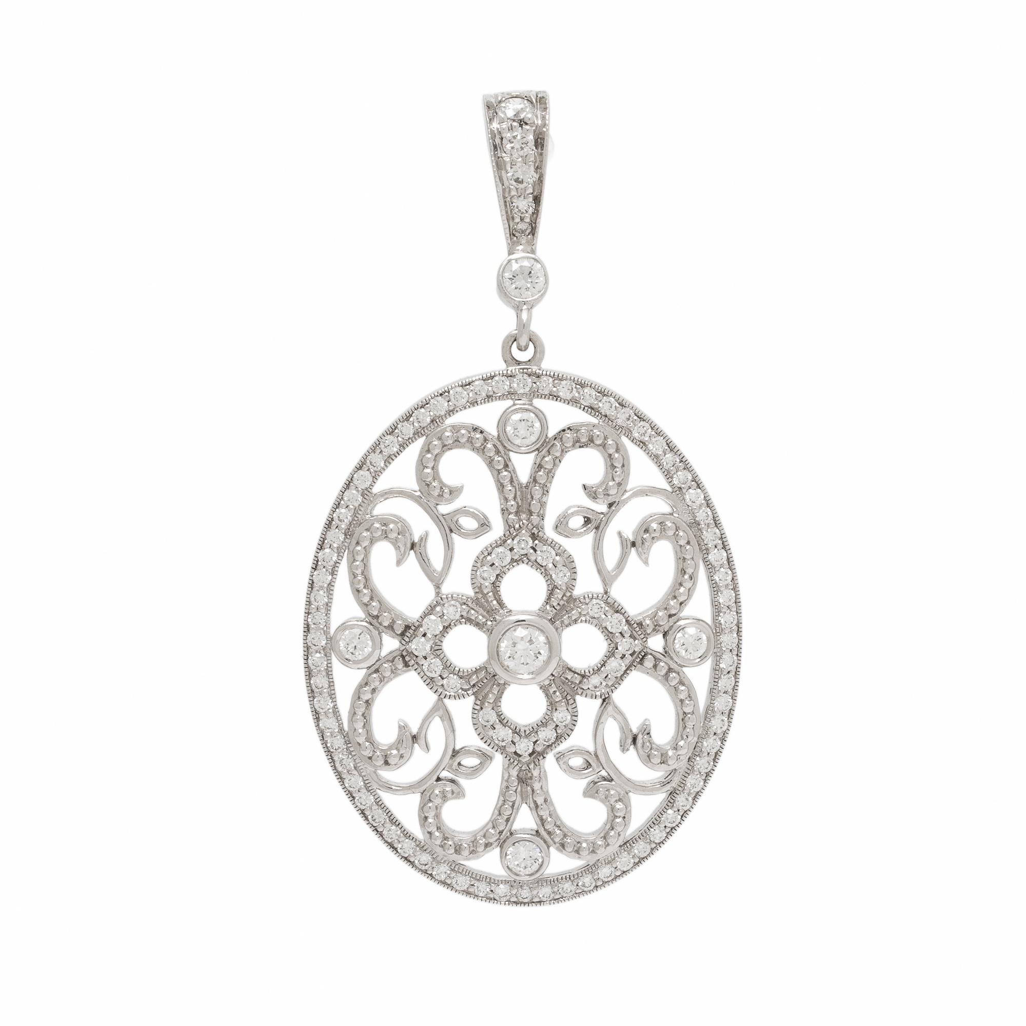 Penny Preville, White Gold and Diamond Pendant