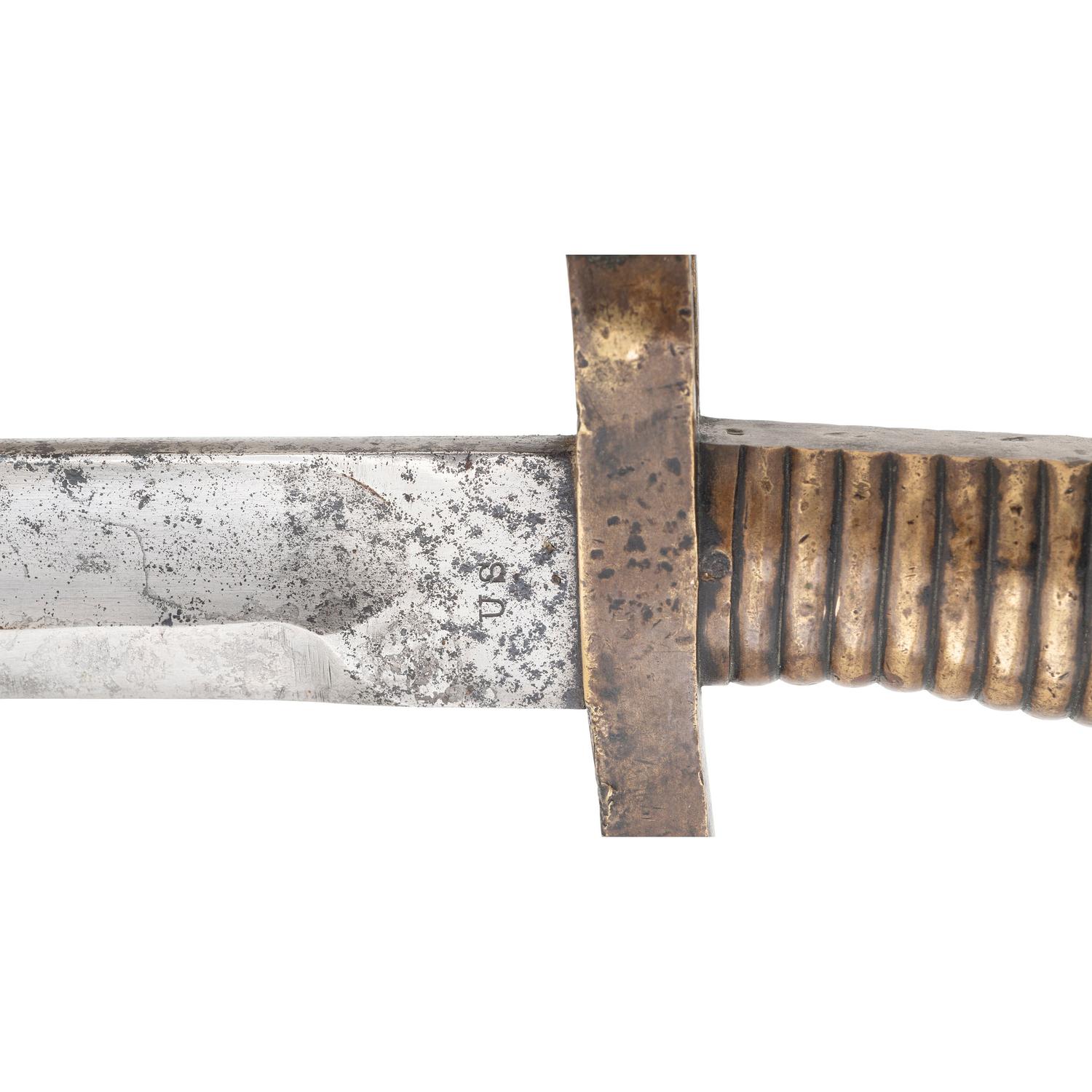 Three US Model 1855 Type Saber Bayonets with Scabbards
