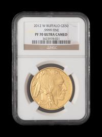 A 2012-W American Buffalo $50 Gold 1 oz. Proof (NGC PF70 Ultra Cameo)