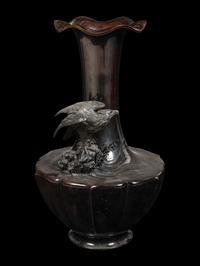 A Japanese Bronze Vase