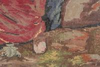 A Continental Tapestry Depicting Jesus with the Samaritan Woman at the Well