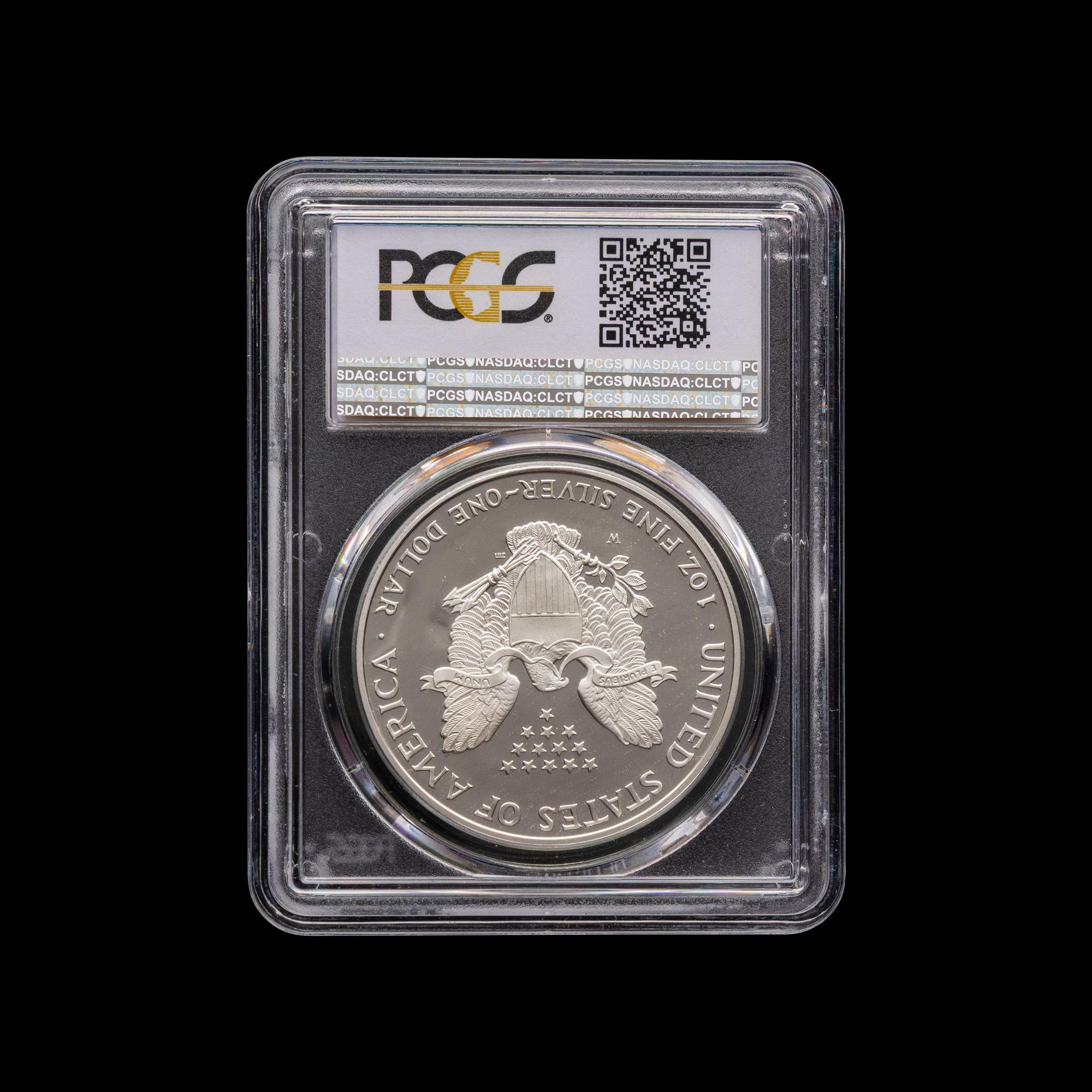 A 1995-W Silver Eagle $1 Proof [PCGS PF70 DCAM]