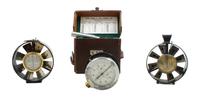 A Group of Five English Anemometers Diameter of largest 4 1/4 inches. — LATE 19TH/EARLY 20TH CENTURY