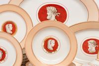 A Continental Porcelain Dinner Service