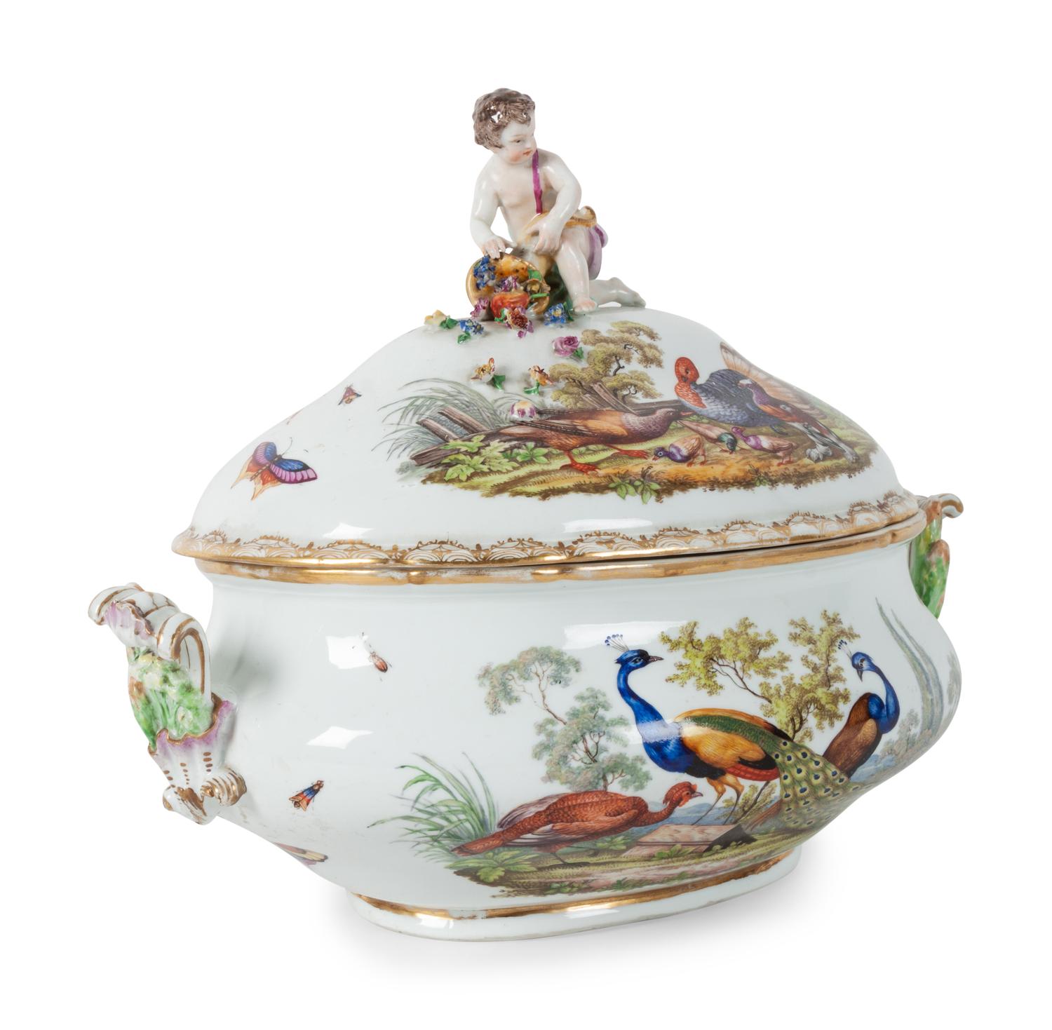 A Meissen Porcelain Soup Tureen