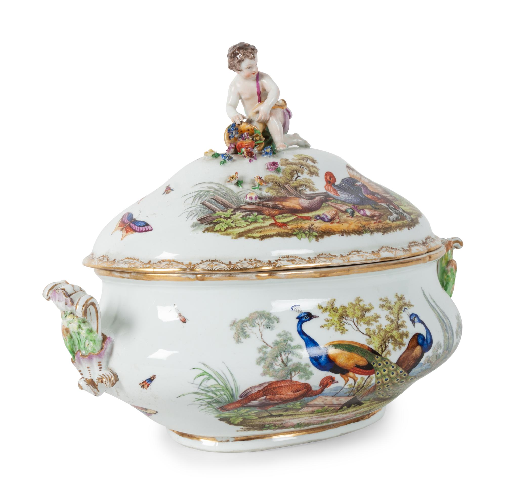 A Meissen Porcelain Soup Tureen