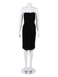 Balenciaga Couture Lace Strapless Dress, 1960s