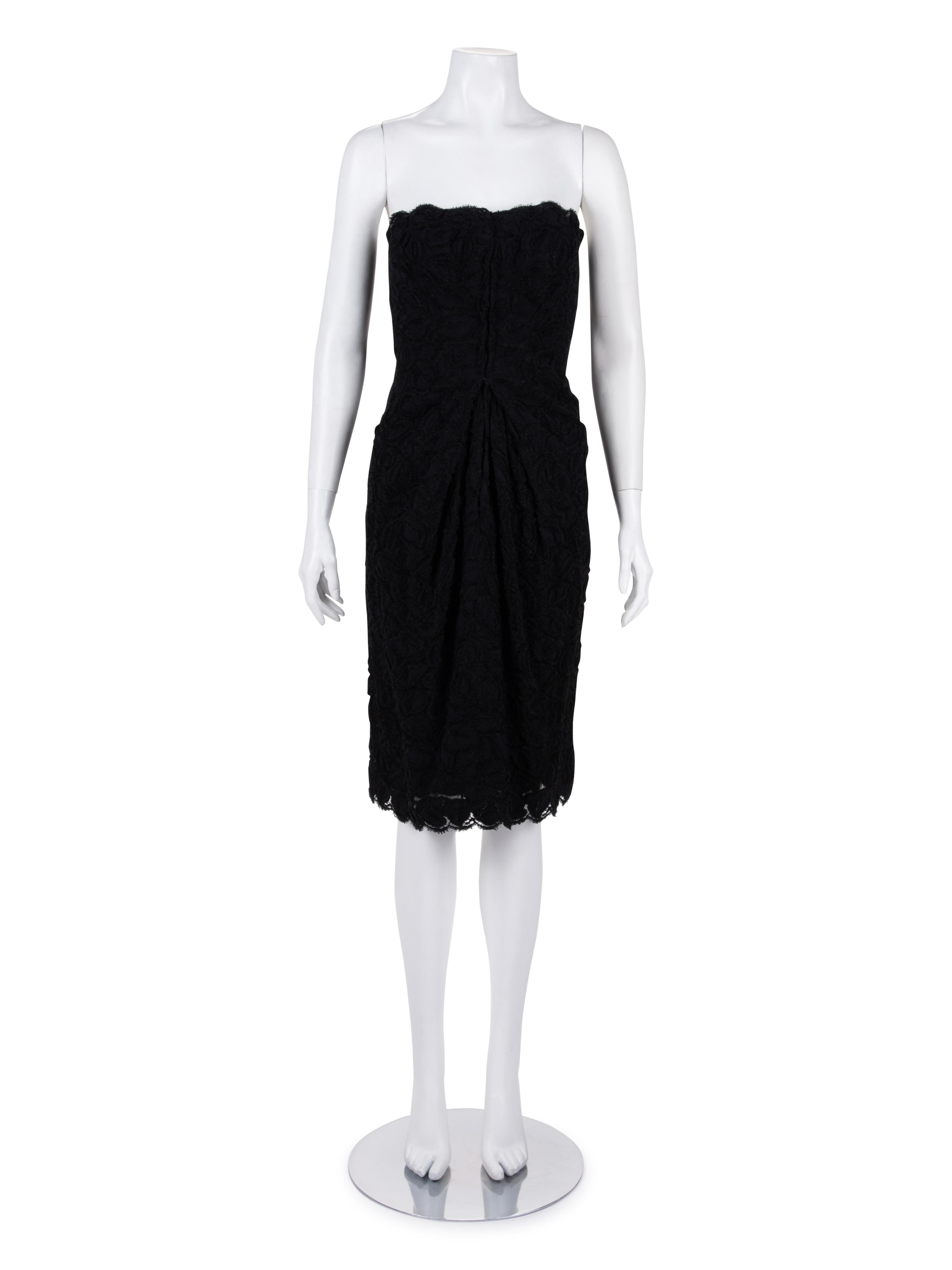 Balenciaga Couture Lace Strapless Dress, 1960s