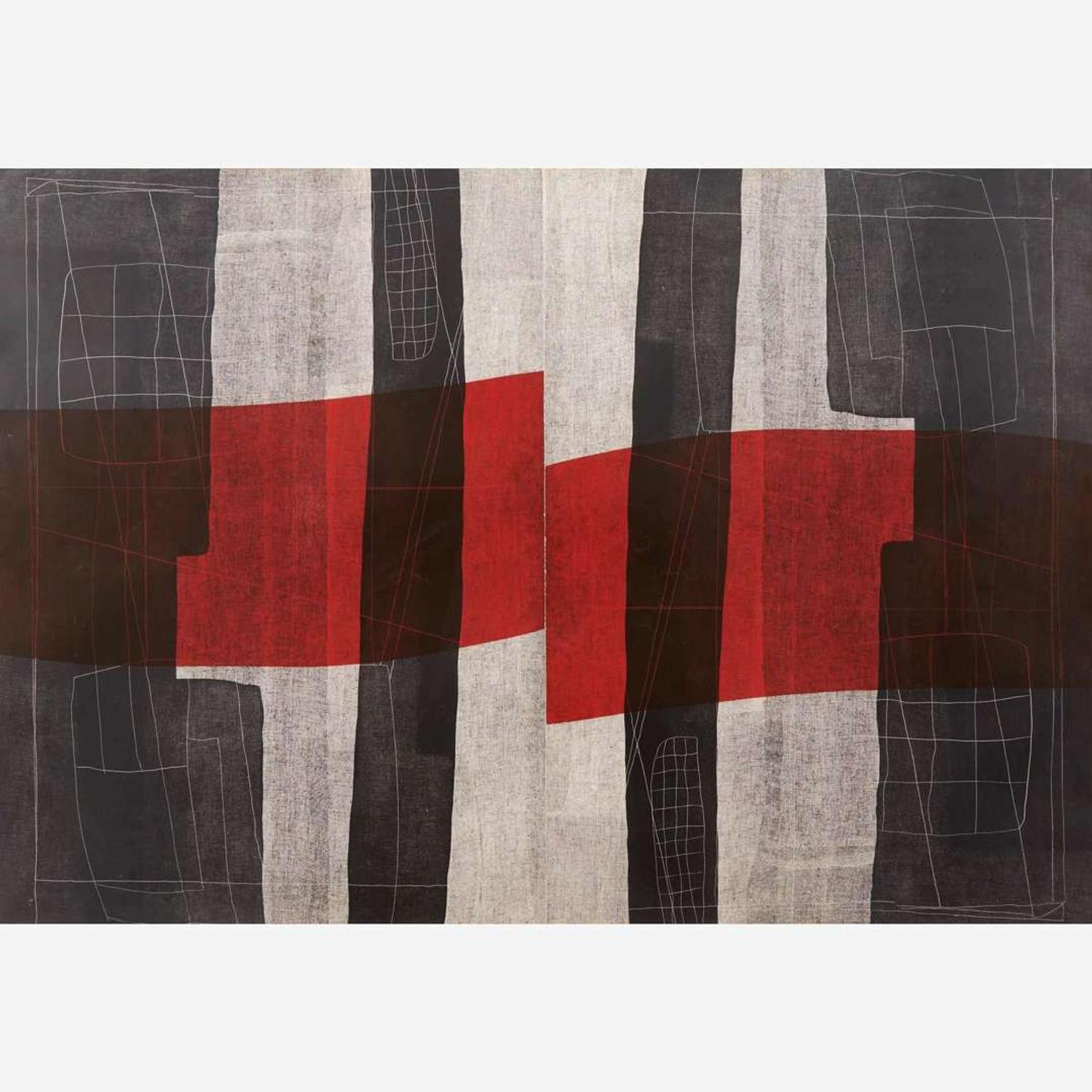 Louise Nevelson (American, 1899-1988) Double Imagery (2158/2158A)