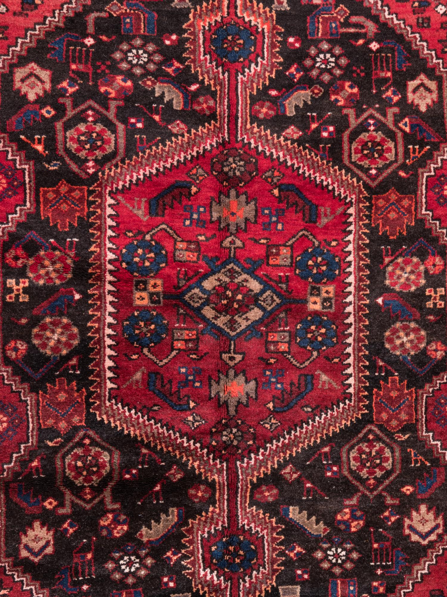 A Hamadan Wool Rug