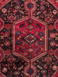 A Hamadan Wool Rug