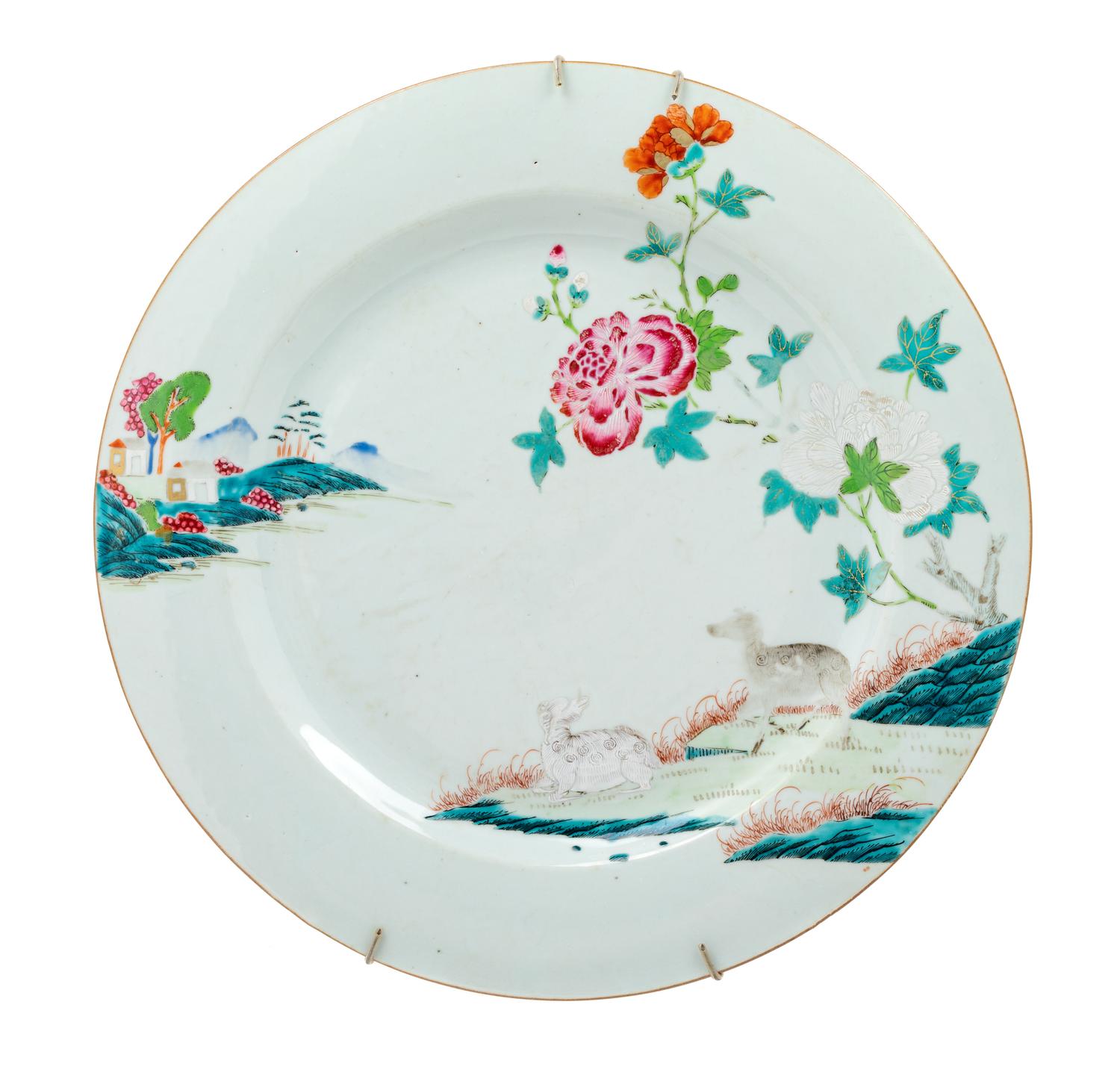 A Chinese Export Famille Rose Porcelain Charger