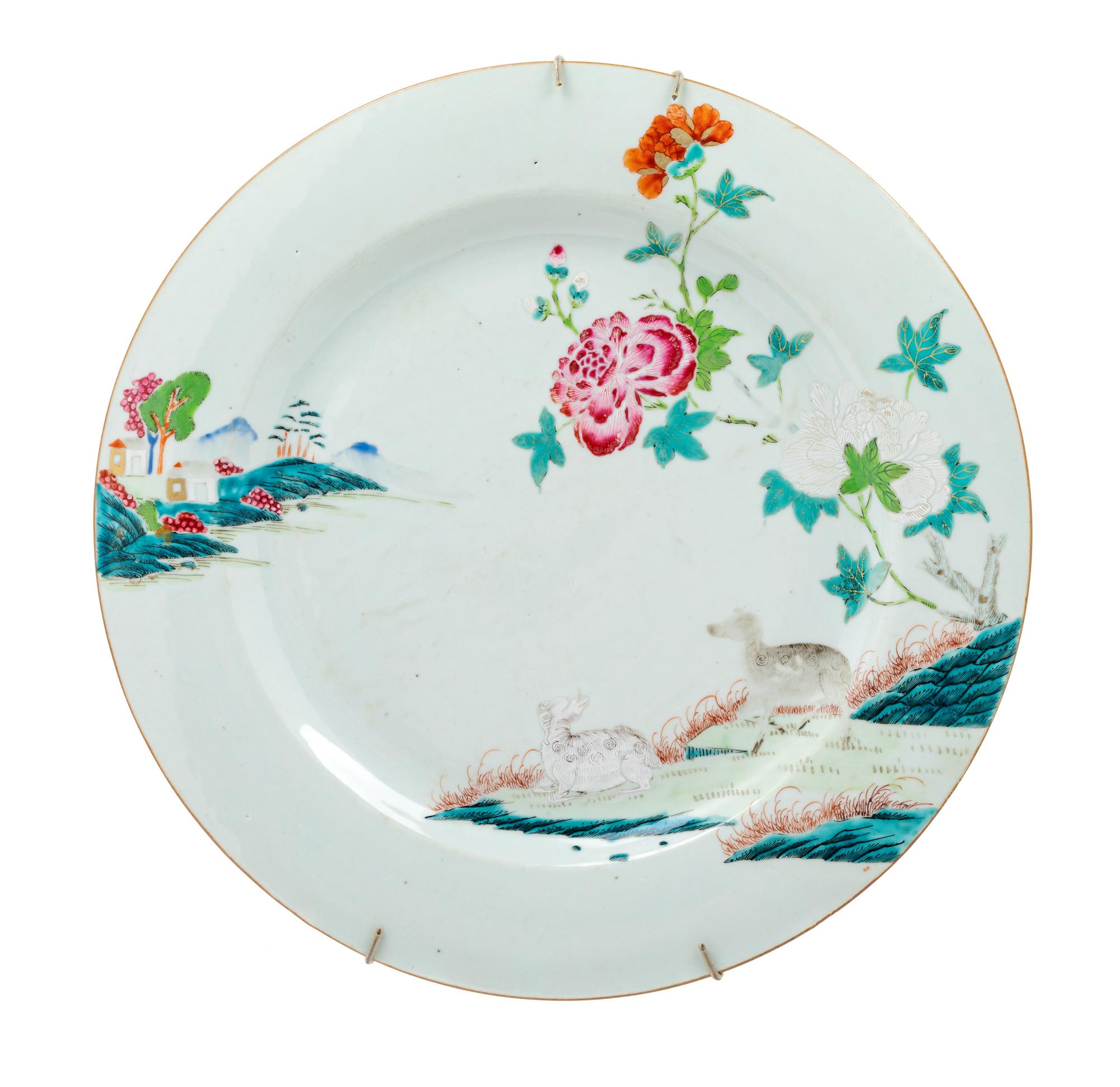 A Chinese Export Famille Rose Porcelain Charger