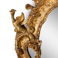 A Régence Carved Giltwood Mirror