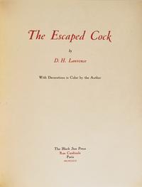 [Black Sun Press] Lawrence, D.H. The Escaped Cock