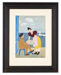 Terrasse de Café à Sète , 1939