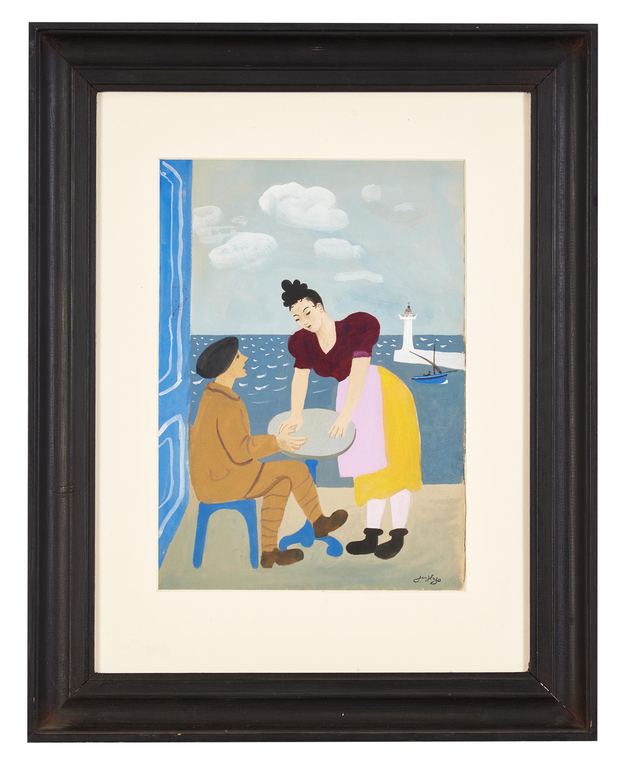 Terrasse de Café à Sète , 1939