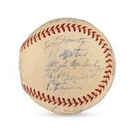 A 1939 Philadelphia Phillies Team Signed Autograph Baseball (Beckett Authentication Services)
