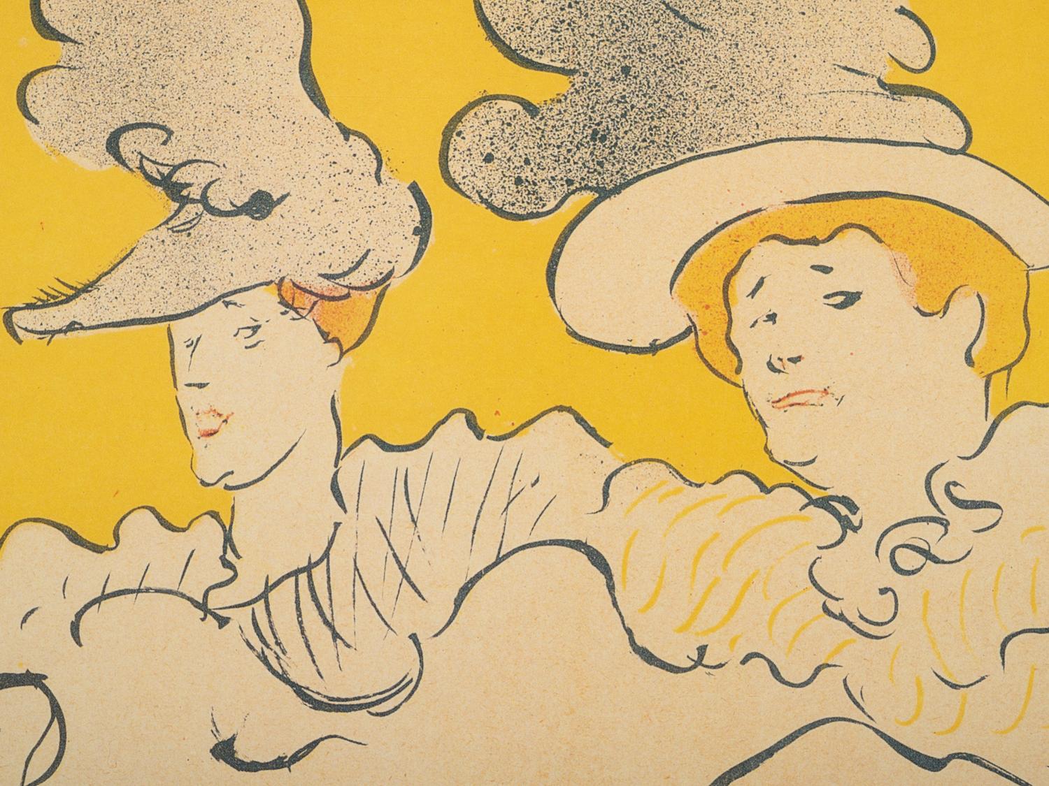 An Exhibition Poster Featuring an Image by Henri de Toulouse-Lautrec