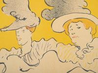 An Exhibition Poster Featuring an Image by Henri de Toulouse-Lautrec