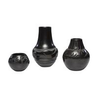 Group of Santa Clara Blackware Pottery