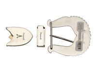 Sterling Silver and Mosaic Inlay Ranger Set, with 14K Gold Accents