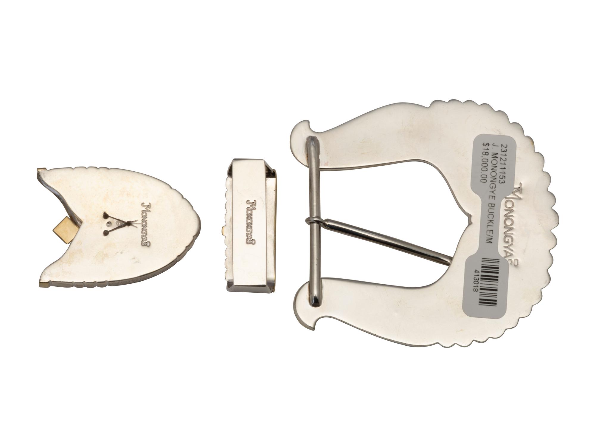 Sterling Silver and Mosaic Inlay Ranger Set, with 14K Gold Accents