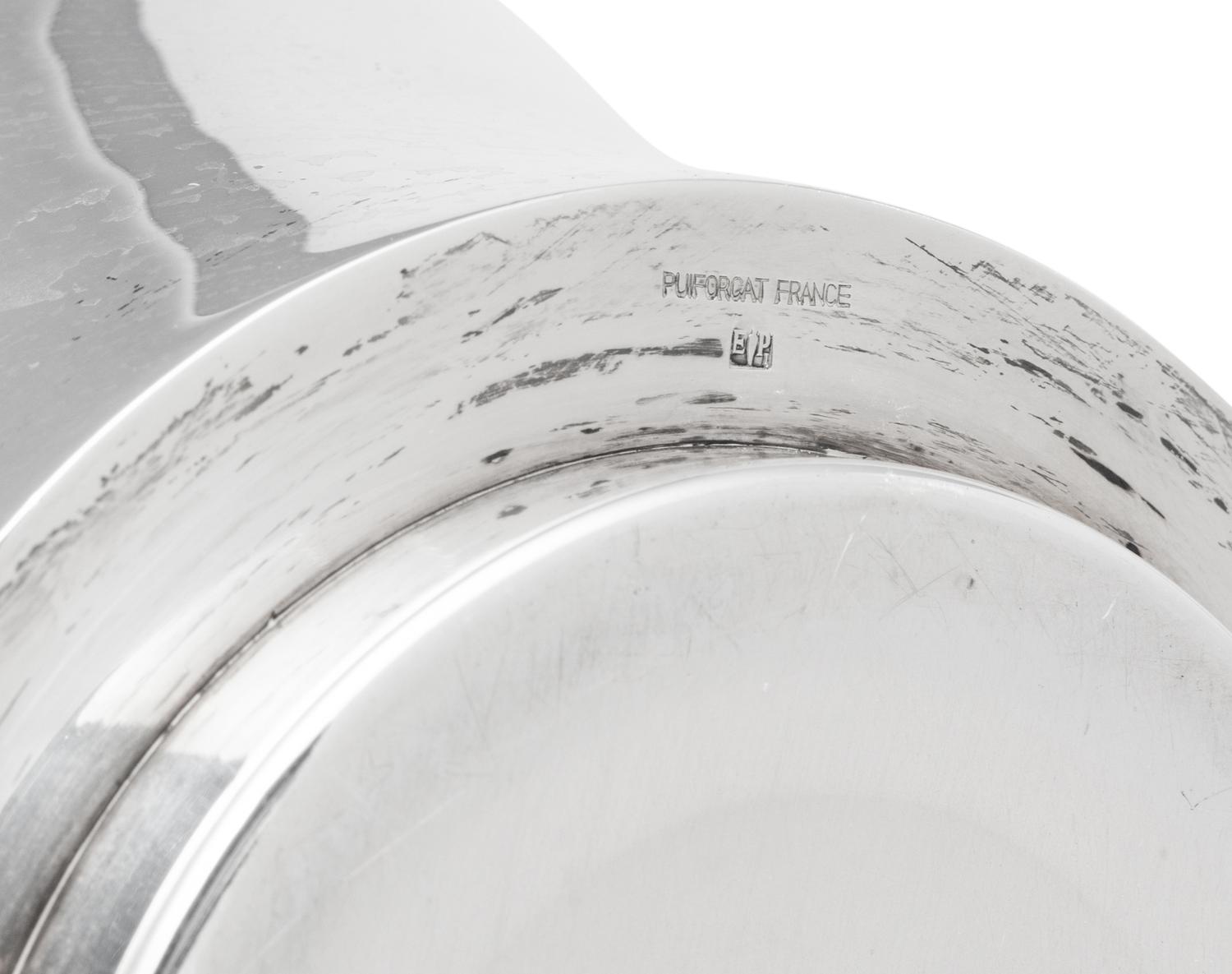 A Puiforcat Silver-Plate Six-Piece Tea and Coffee Service