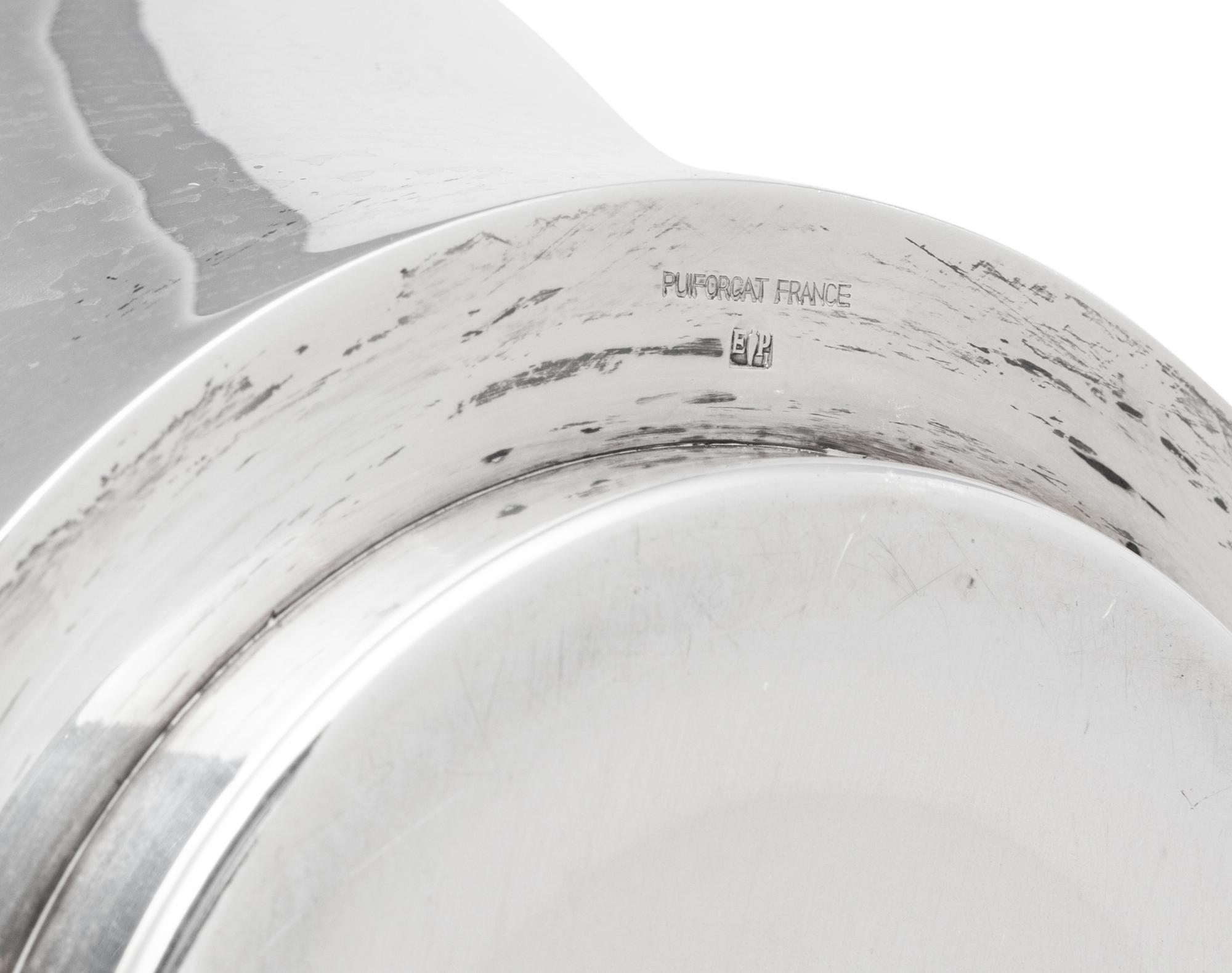A Puiforcat Silver-Plate Six-Piece Tea and Coffee Service