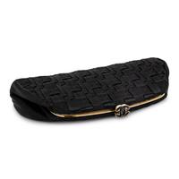Chanel, Black Satin Evening Clutch