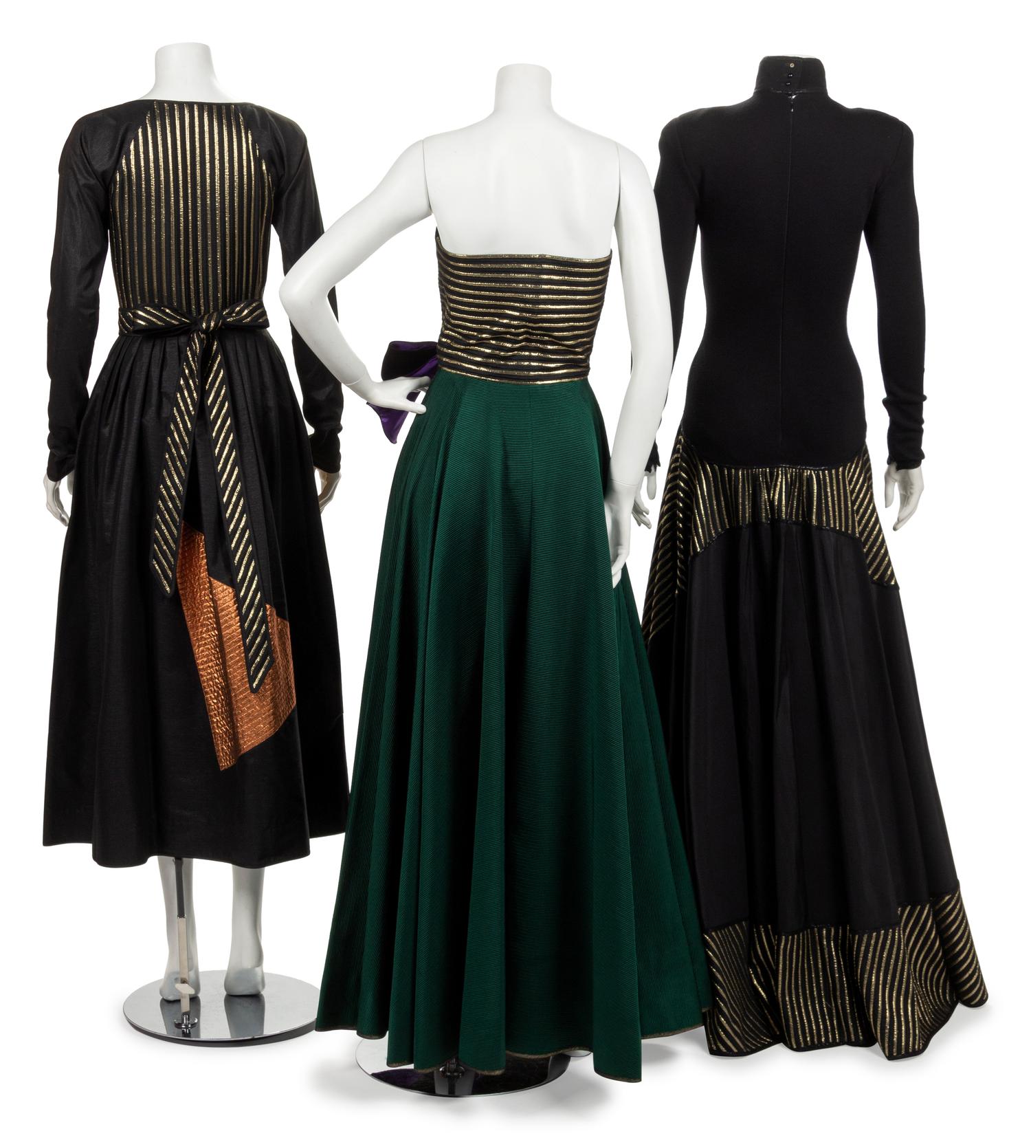 Three Geoffrey Beene Dresses, Fall 1984