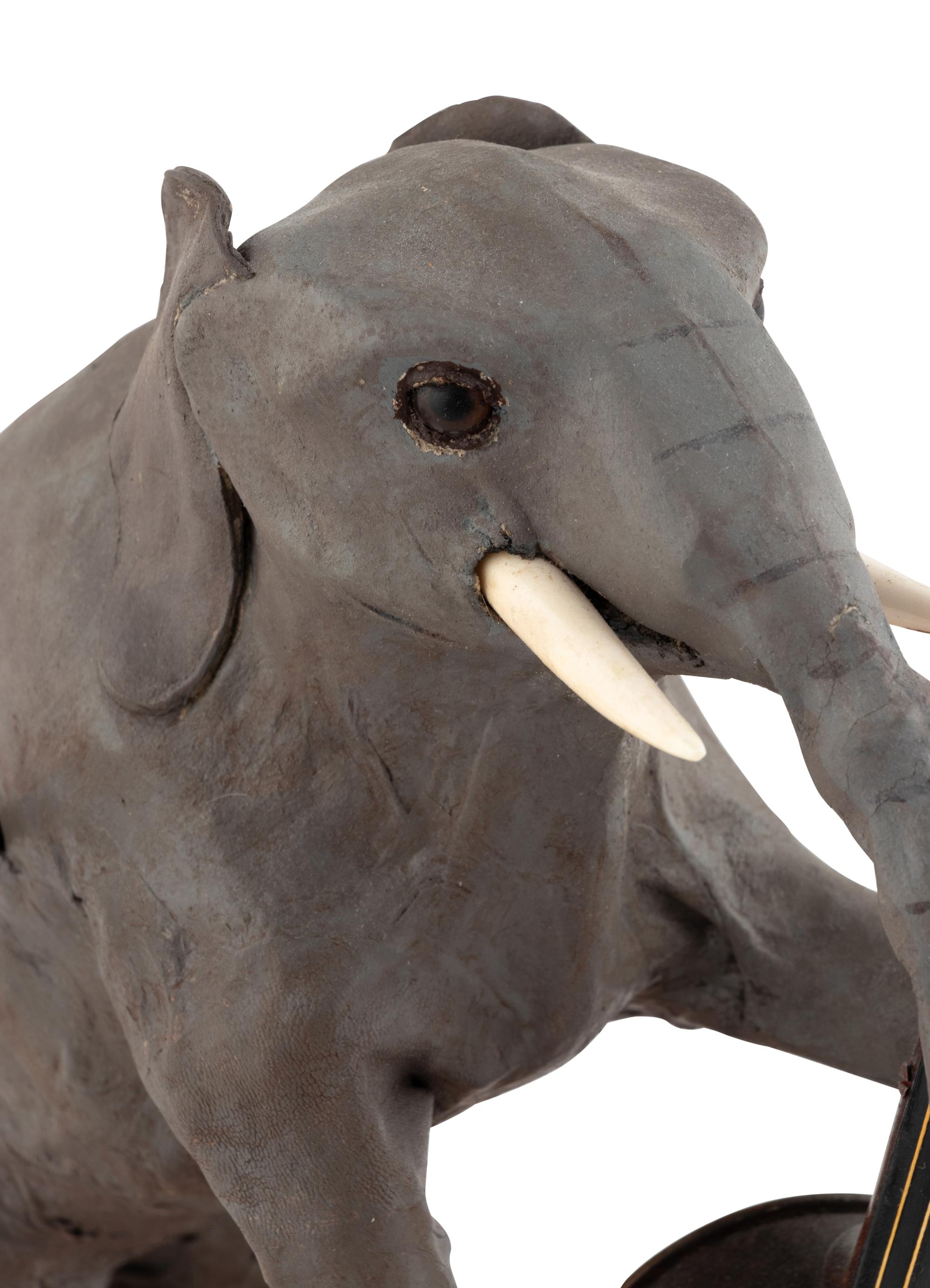 A Musical Automaton of a Cello-Playing Elephant
