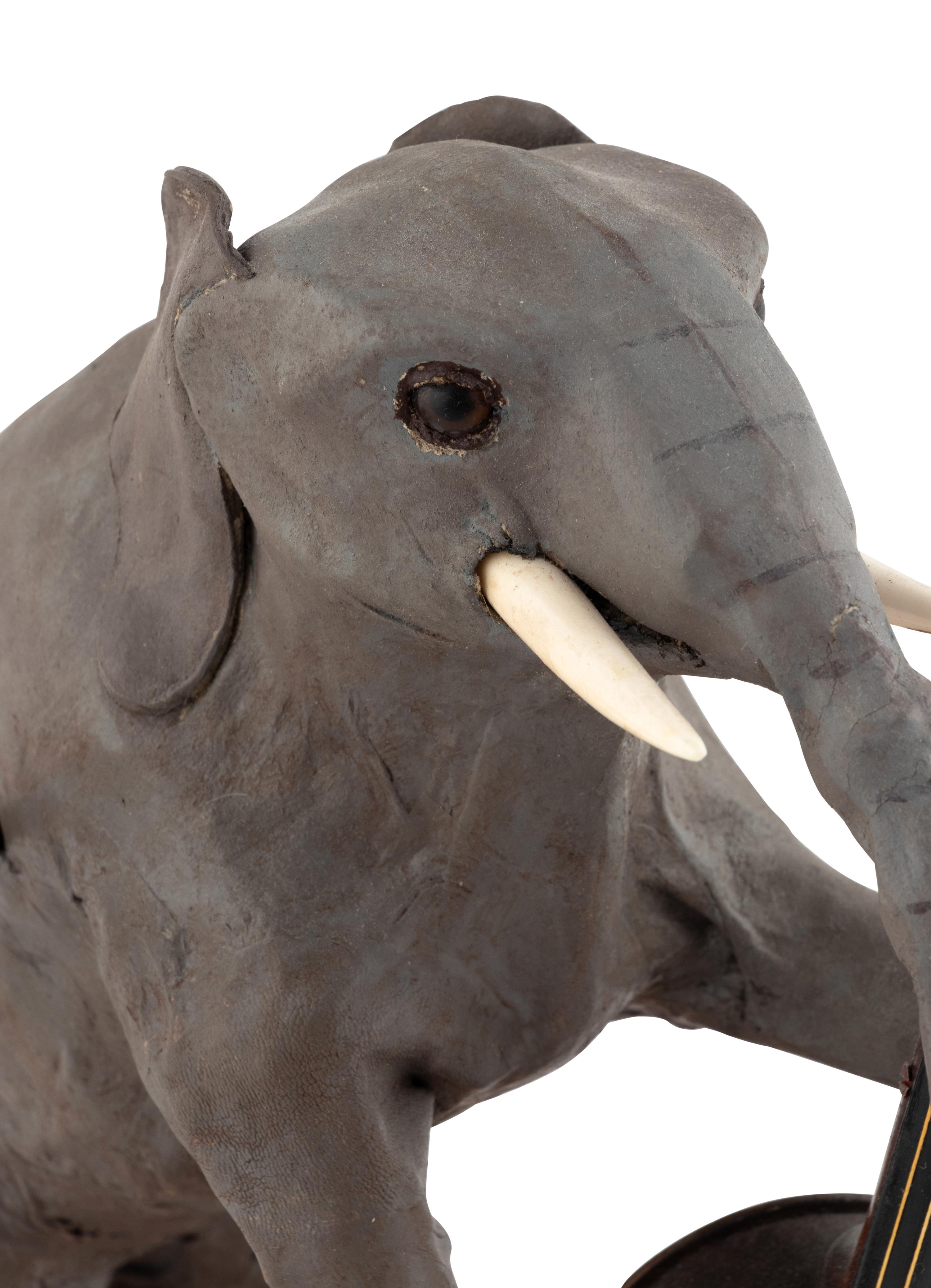 A Musical Automaton of a Cello-Playing Elephant