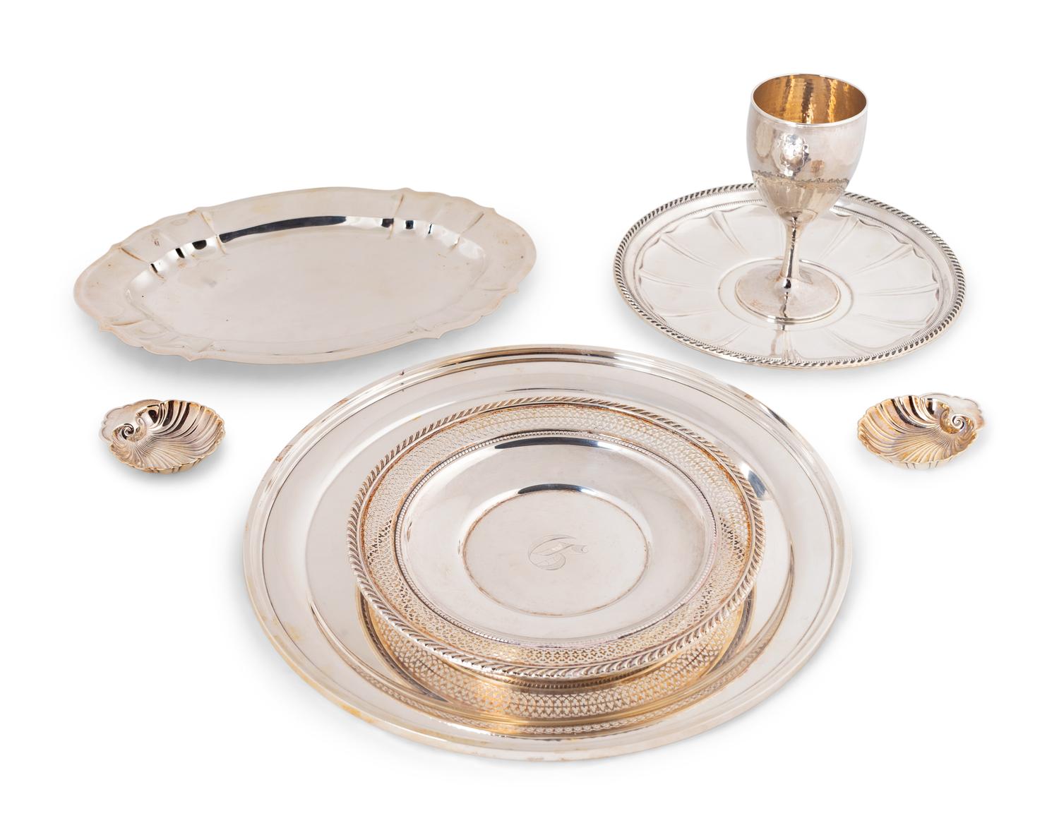 A Group of Seven American Silver Pieces — 20TH CENTURY