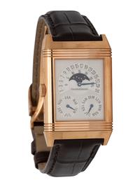 JAEGER-LECOULTRE, REF 270.2.55 18K YELLOW GOLD 'REVERSO QUANTI È ME PERPÉTUEL' RETROGRADE WATCH